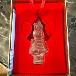 Wallace Crystal vintage  Nutcracker Ornament